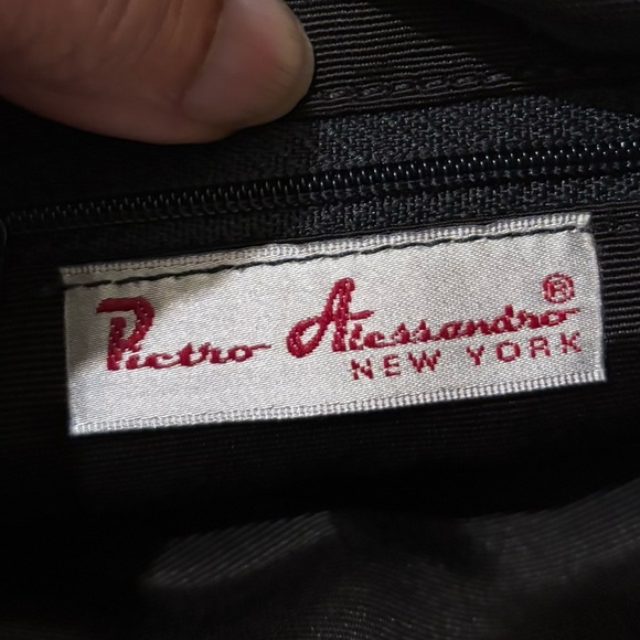 Pietro Alessandro Rich Brown Crossbody Bag - Picture 2 of 6